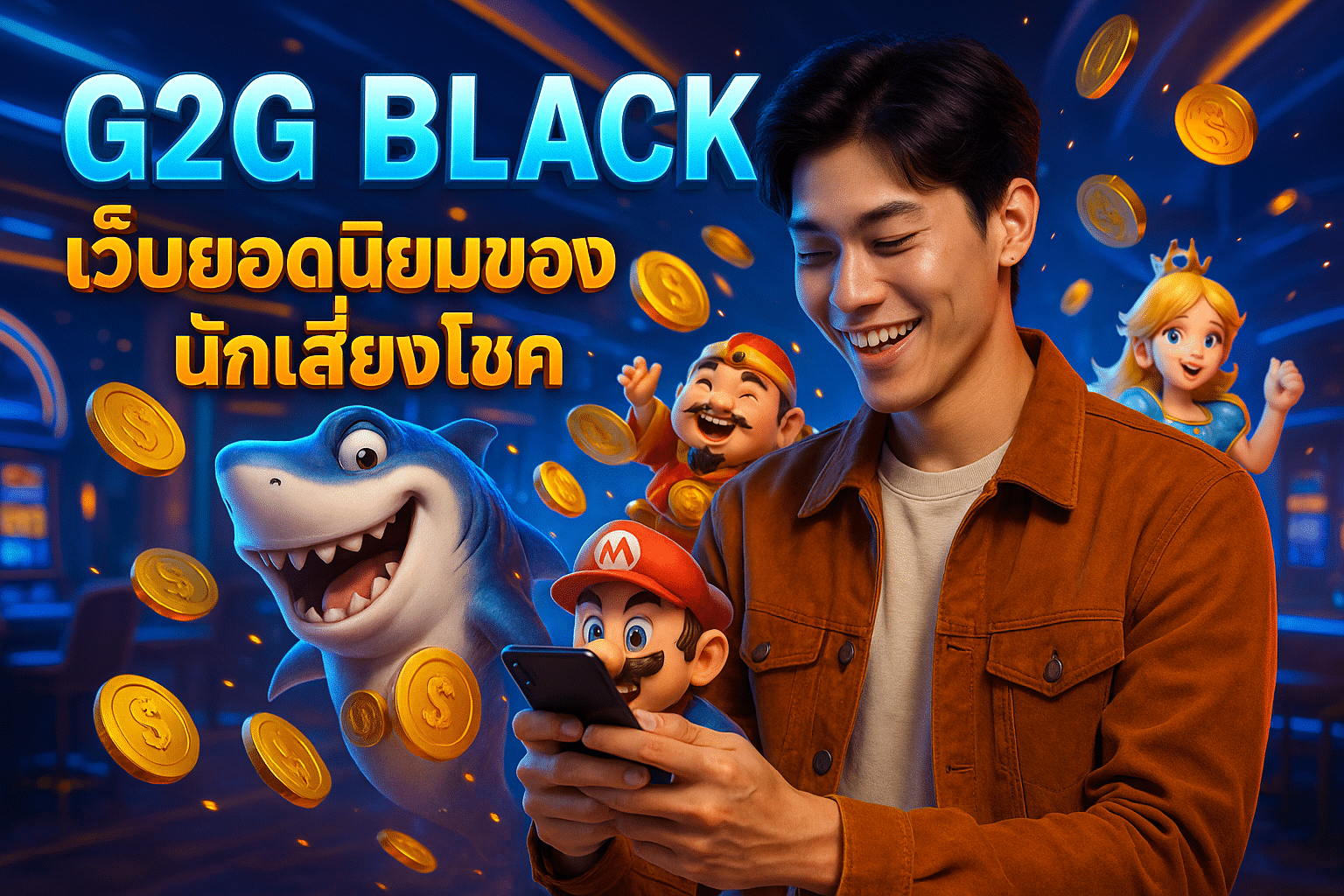 G2G BLACK เว็บยอดนิยมของนักเสี่ยงโชค