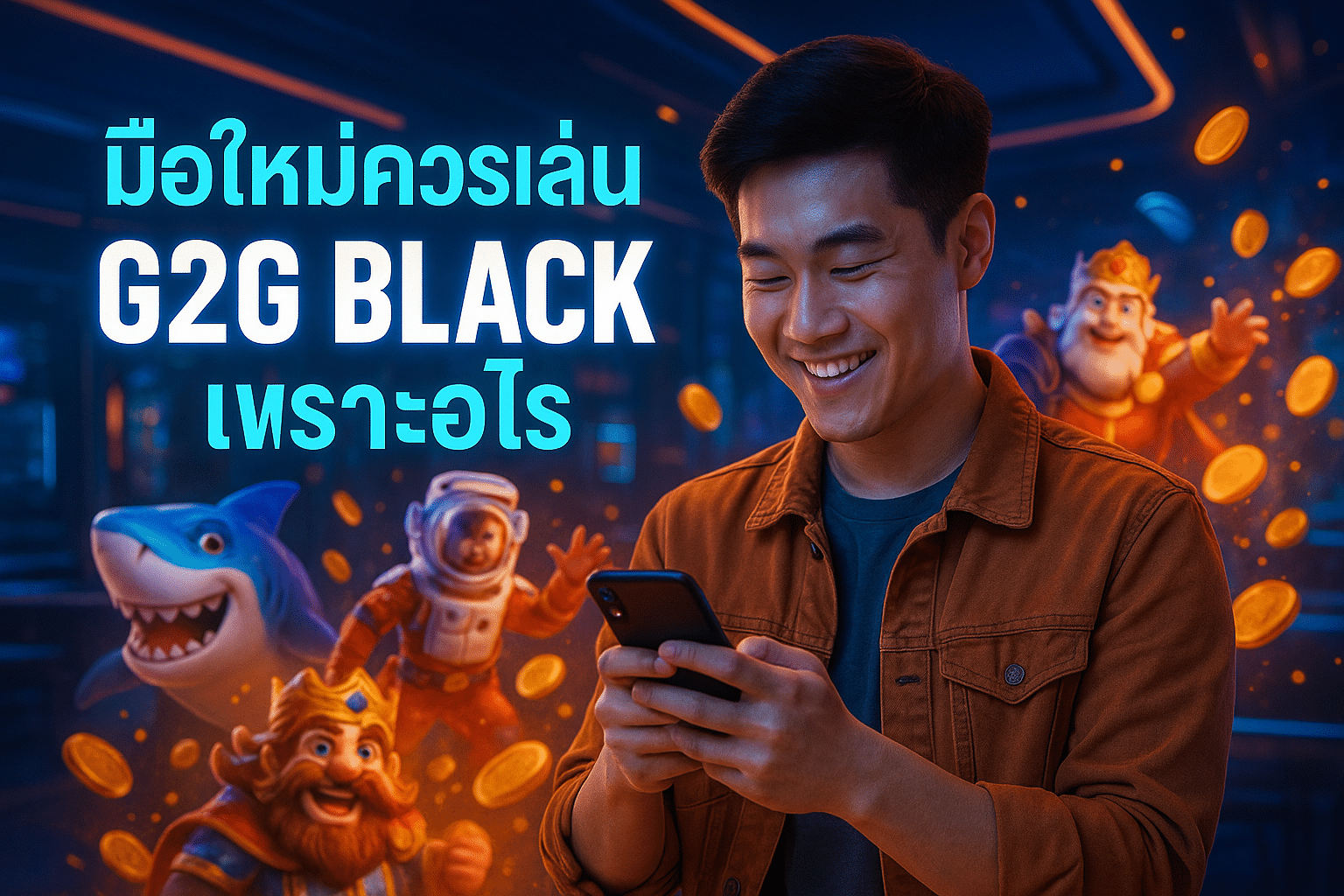 มือใหม่ควรเล่น G2G BLACK เพราะอะไร