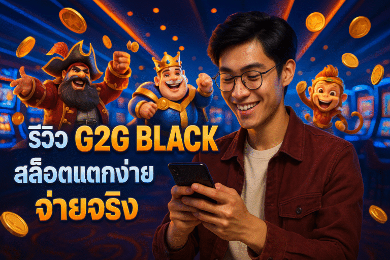 รีวิว G2G BLACK สล็อตแตกง่าย จ่ายจริง