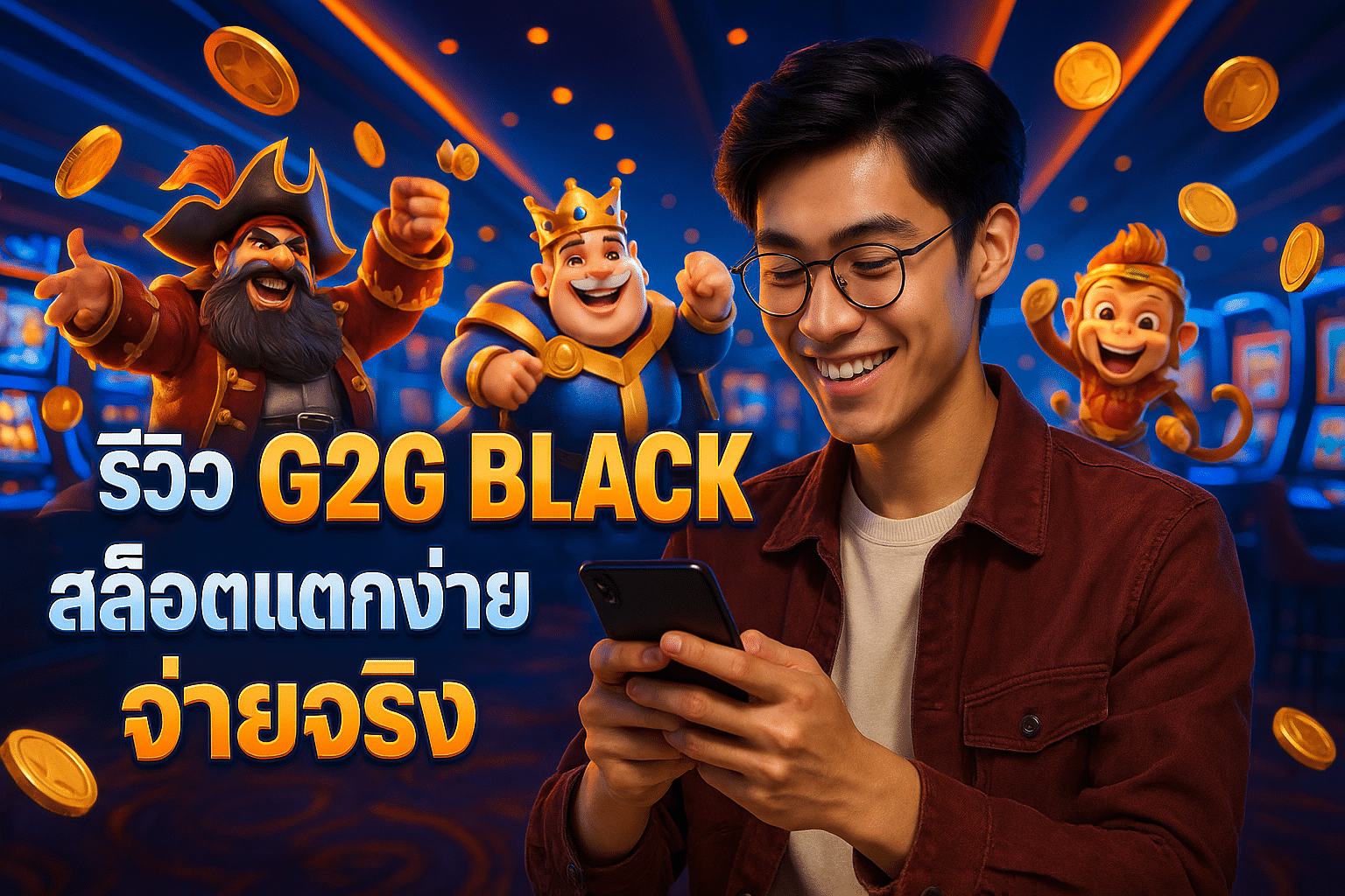 รีวิว G2G BLACK สล็อตแตกง่าย จ่ายจริง