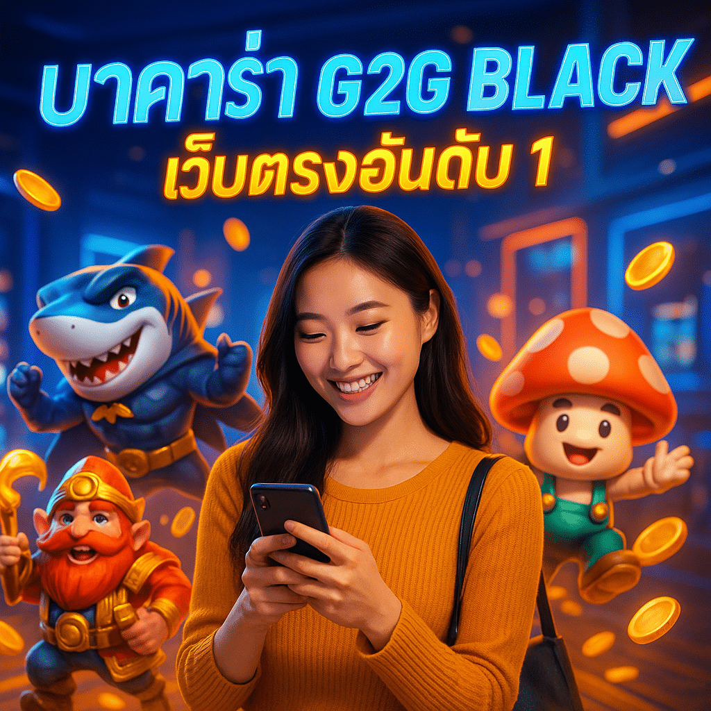 บาคาร่า G2G BLACK เว็บตรงอันดับ 1
