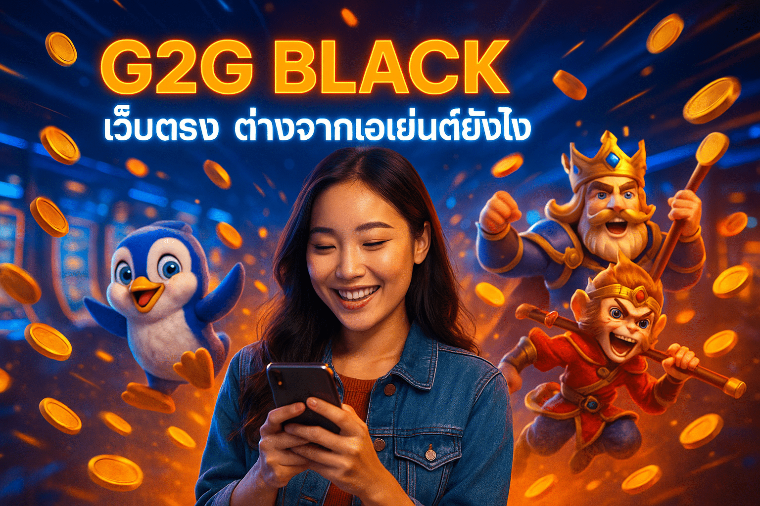 G2G BLACK เว็บตรง ต่างจากเอเย่นต์ยังไง