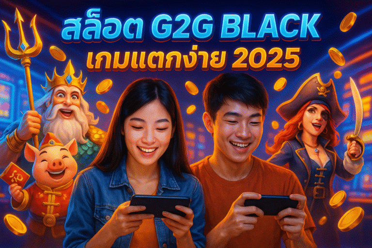สล็อต G2G BLACK เกมแตกง่าย 2025