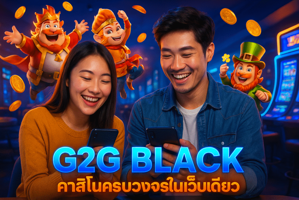 G2G BLACK คาสิโนครบวงจรในเว็บเดียว