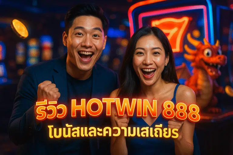 รีวิว HOTWIN 888 โบนัสและความเสถียร